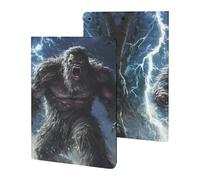 Bigfoot Braving Thunders Cute Tablet Case No Pen Slot Lightweight Hard Protective Cover Compatible with Ipad 9th/ 8th/ 7th