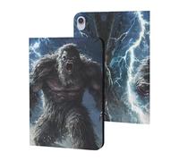 Bigfoot Braving Thunders Cute Tablet Case No Pen Slot Lightweight Hard Protective Cover Compatible with Ipad 9th/ 8th/ 7th