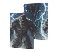 Bigfoot Braving Thunders Cute Tablet Case No Pen Slot Lightweight Hard Protective Cover Compatible with Ipad 9th/ 8th/ 7th