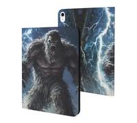Bigfoot Braving Thunders Cute Tablet Case No Pen Slot Lightweight Hard Protective Cover Compatible with Ipad 9th/ 8th/ 7th