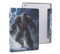 Bigfoot Braving Thunders Cute Tablet Case with Pencil Holder Lightweight Hard Protective Cover Compatible with Ipad 2020 /Pro 2020/2020 AIR 4 /Pro 2021