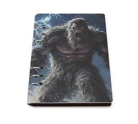 Bigfoot Braving Thunders Printed A5 Notebook Binder Refillable Notebook 6 Metal PU Leather Ring Planner Daily Work