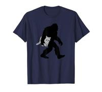 Bigfoot Carrying Raccoon Trash Critter Sasquatch T-Shirt