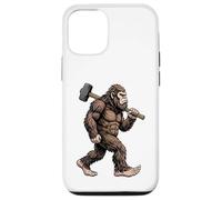 Bigfoot Carrying Sledgehammer Sasquatch Builder Construction Case for iPhone 12/12 Pro