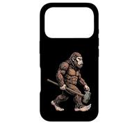 Bigfoot Carrying Sledgehammer Sasquatch Builder Construction Case for iPhone 17 Pro