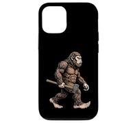 Bigfoot Carrying Sledgehammer Sasquatch Construction Worker Case for iPhone 12/12 Pro
