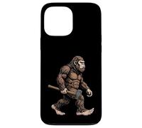 Bigfoot Carrying Sledgehammer Sasquatch Construction Worker Case for iPhone 13 Pro Max