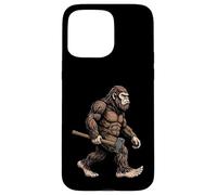 Bigfoot Carrying Sledgehammer Sasquatch Construction Worker Case for iPhone 15 Pro Max