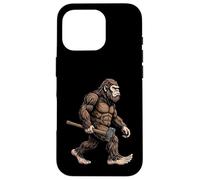 Bigfoot Carrying Sledgehammer Sasquatch Construction Worker Case for iPhone 16 Pro