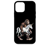 Bigfoot Carrying Unicorn Funny Sasquatch Fantasy Creature Case for iPhone 12 mini