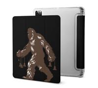 Bigfoot Carrying Wind Chimes Sasquatch Tablet Case with Pencil Holder Protective Cover Design Compatible for IPAD Pro 2021 （11in）