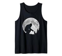Bigfoot & Cat Nose, Full Moon Tank Top