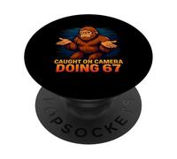 Bigfoot Caught on Camera Doing 67 Sasquatch Meme PopSockets Adhesive PopGrip