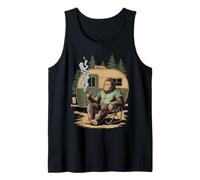 Bigfoot Chilling at The Campsite RV Life Tank Top