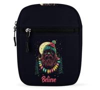 Bigfoot Christmas Believe Small Crossbody Bag for Men Women Side Shoulder Satchel Purse Mini Messenger Bags