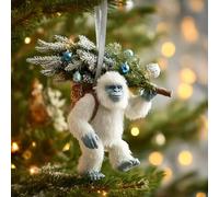 Bigfoot Christmas Ornament, Myth Meets Holiday Magic, Funny Sasquatch Holiday Decor for Christmas Tree, Unique 2026 Wildlife Wonders Collection Ornament Lovers and Collectors (B)