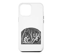 Bigfoot Communicating with Man Nature Vintage Art Case for iPhone 12 Pro Max