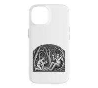 Bigfoot Communicating with Man Nature Vintage Art Case for iPhone 14