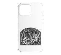 Bigfoot Communicating with Man Nature Vintage Art Case for iPhone 16 Pro Max