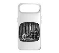Bigfoot Communicating with Man Nature Vintage Art Case for iPhone Air