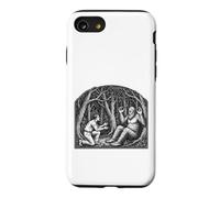 Bigfoot Communicating with Man Nature Vintage Art Case for iPhone SE (2020) / 7/8