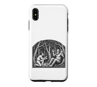 Bigfoot Communicating with Man Nature Vintage Art Case for iPhone XS Max
