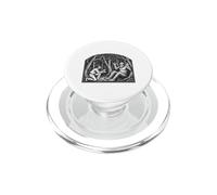 Bigfoot Communicating with Man Nature Vintage Art PopSockets PopGrip for MagSafe