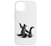 Bigfoot Cowboy Riding On Nessie -Sasquatch Loch Ness Monster Case for iPhone 14 Plus