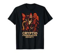 Bigfoot Cryptid Conservation Society Vintage Mens Mothman T-Shirt