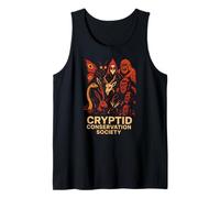 Bigfoot Cryptid Conservation Society Vintage Mens Mothman Tank Top