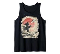 Bigfoot Cryptid Design Mythical Creatures UFO Enthusiasts Tank Top