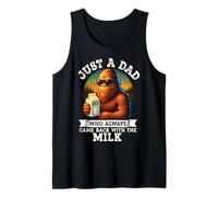 Bigfoot Dad Jokes Meme Sasquatch Lovers Papa Father's Day Tank Top