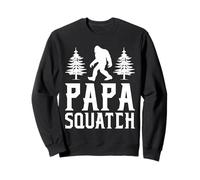 Bigfoot Dad Papa Squatch Funny Sasquatch Father Humor Sweatshirt