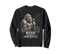 Bigfoot Dandelion Wish Upon A Squatch Forest Sweatshirt