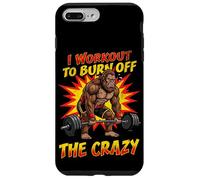 Bigfoot Deadlift I Workout To Burn Off The Crazy Funny Gym Case for iPhone 7 Plus/8 Plus