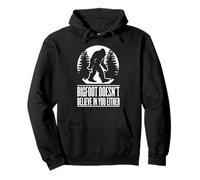 Bigfoot Doesn't Believe In You - Yeti Sasquatch Halloween Pullover Hoodie