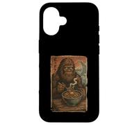 Bigfoot Donburi Series Funny Kawaii Ukiyo Eats Novelty Case for iPhone 16