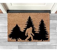 Bigfoot Doormat|Sasquatch Doormat|Doormat|Porch Mat|mat|Sasquatch|Bigfoot|House Doormat|Home Decor|Tree|Gift|Welcome Mat 30X18 Inch