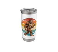 Bigfoot Eating Corndog Stainless Steel Insulated Tumbler