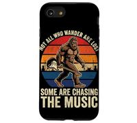 Bigfoot Electric Guitar Player Rock N Roll Music Lover Retro Case for iPhone SE (2020) / 7/8