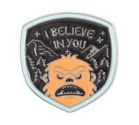 Bigfoot Enamel Pin Badge | Funny Cryptid Lapel Pin on Backing Card | Ideal for Backpacks Jackets and Hats | Quirky Gift for Bigfoot and Sasquatch Fans | Glossy Enamel Finish