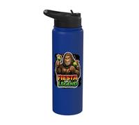 Bigfoot Fiesta Like A Legend Mexican Party Cinco De Mayo Stainless Steel Insulated Water Bottle