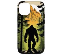 Bigfoot Figure Sasquatch | Silhouette in Mountain Forrest Case for iPhone 12/12 Pro