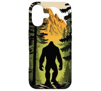 Bigfoot Figure Sasquatch | Silhouette in Mountain Forrest Case for iPhone 17