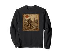 Bigfoot Fishing - Bigfoot Fly Fishing Next to a Stream Sweatshirt