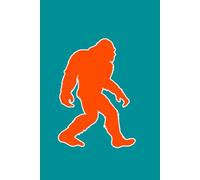 BIGFOOT - FLORIDA - AQUA AND ORANGE | Premium Lined Journal | 6" × 9" | Soft Cover | 120+ Pages | State Flag Edition: A High-Quality State Notebook - Ideal for School, Work, or Everyday Notes