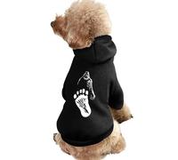 Bigfoot Footprint Dog Hoodie Warm Pet Clothes Comfort Sweatshirt Outfit for Cats Dogs