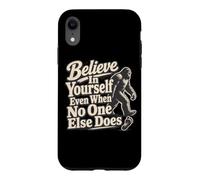 Bigfoot Footprints Believe In Yourself Case for iPhone XR