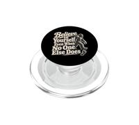 Bigfoot Footprints Believe In Yourself PopSockets PopGrip for MagSafe