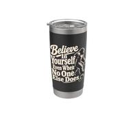 Bigfoot Footprints Believe in Yourself Stainless Steel Insulated Tumbler